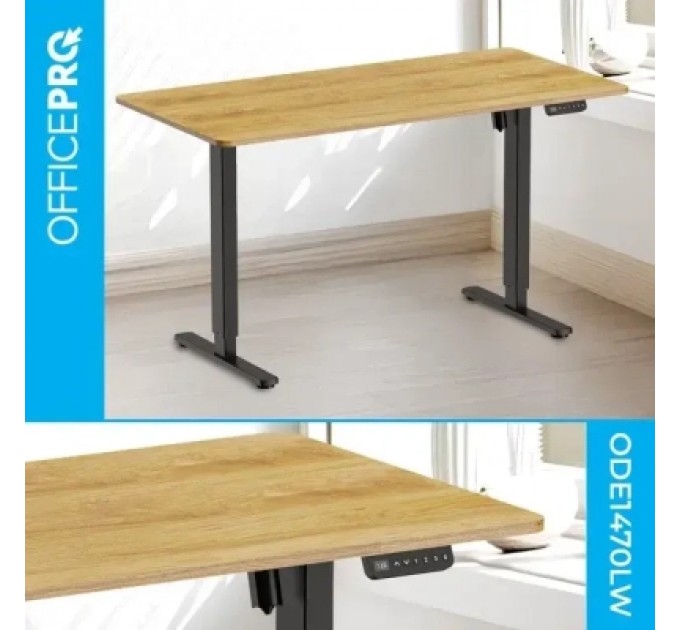 OfficePro Комп'ютерний стіл OfficePro ODE1470LWW Light Wood/White (ODE1470LWW)