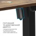 OfficePro Комп'ютерний стіл OfficePro ODE1670DW Dark Wood/Black (ODE1670DW)