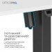 OfficePro Комп'ютерний стіл OfficePro ODE1670WB White/Black (ODE1670WB)