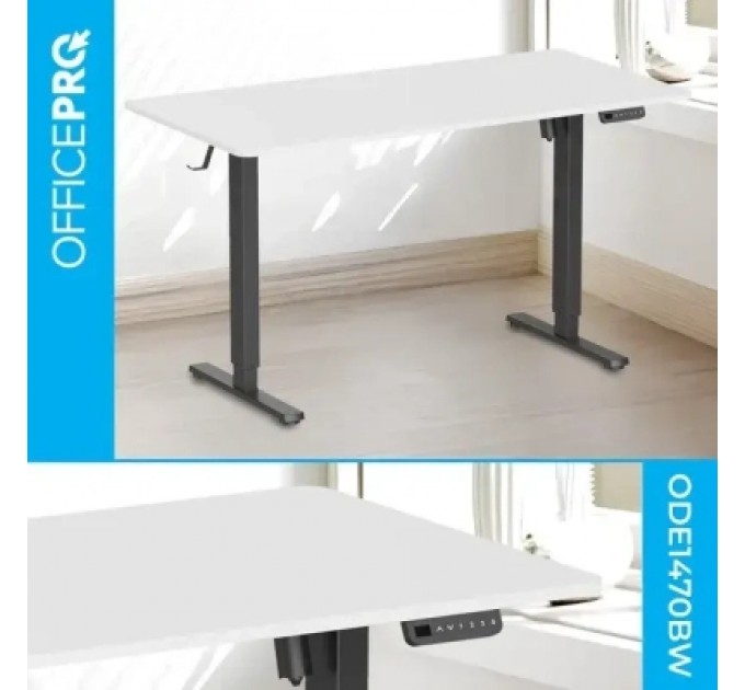 OfficePro Комп'ютерний стіл OfficePro ODE1670WB White/Black (ODE1670WB)