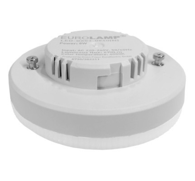 Eurolamp Лампочка Eurolamp LED GX53 12W 4000K (LED-GX53-1240(N))