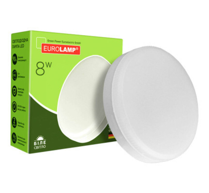 Eurolamp Лампочка Eurolamp LED GX53 8W 4000K (LED-GX53-0840(N))