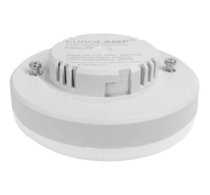 Eurolamp Лампочка Eurolamp LED GX53 8W 4000K (LED-GX53-0840(N))
