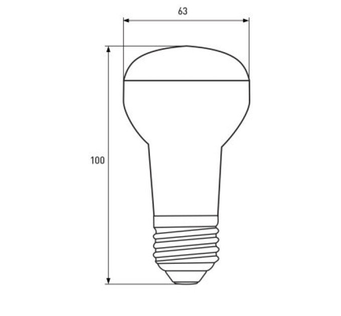 Eurolamp Лампочка Eurolamp LED R63 9W E27 4000K 220V (LED-R63-09274(P))