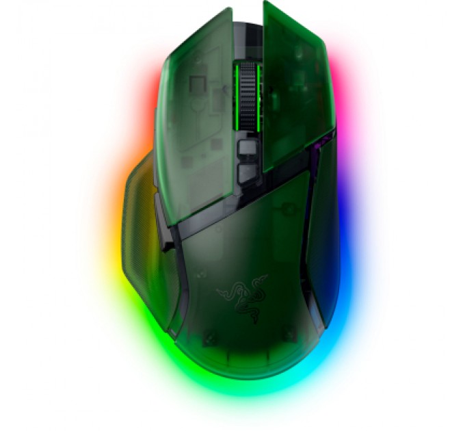 Razer Мишка Razer Basilisk V3 Pro 35K Wireless/Bluetooth/USB Phantom Green (RZ01-05240300-R3G1)