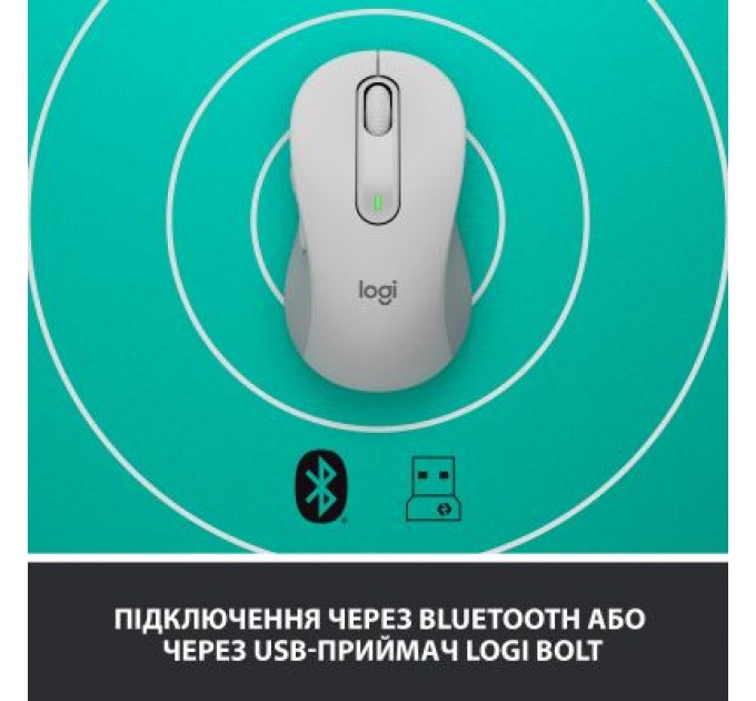 Logitech Мишка Logitech Signature M650 L Wireless Off-White (910-006238)