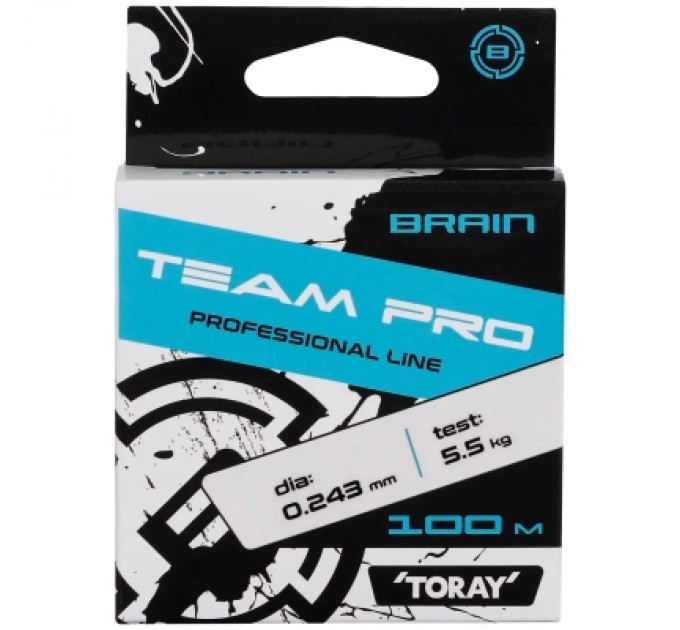 Brain Волосінь Brain Team Pro 100m 0.243mm 5.5kg (1858.26.99)