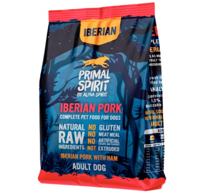 Alpha Spirit Сухий корм для собак Alpha Spirit Primal Iberian Pork 1 кг (8436586311414)