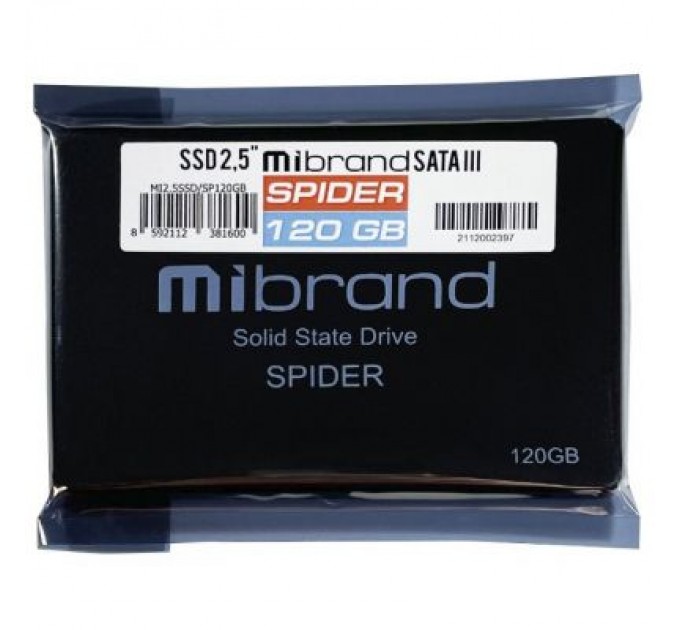 Mibrand Накопичувач SSD 2.5" 120GB Mibrand (MI2.5SSD/SP120GB)