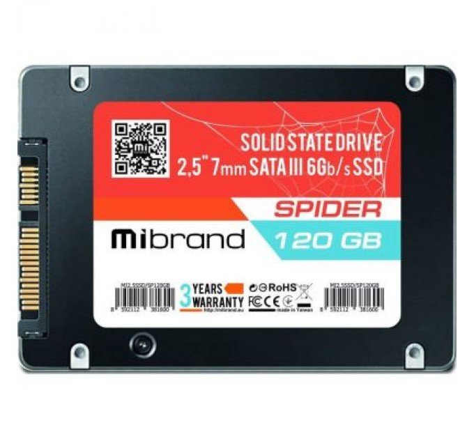 Mibrand Накопичувач SSD 2.5" 120GB Mibrand (MI2.5SSD/SP120GB)