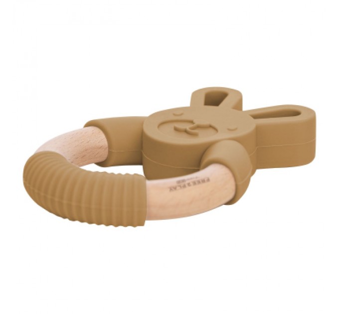 FreeON Прорізувач FreeON силіконовий зайчик, охра (49492)