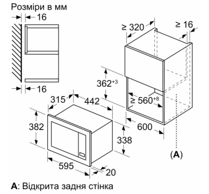 Bosch Мікрохвильова піч Bosch BEL623MD3