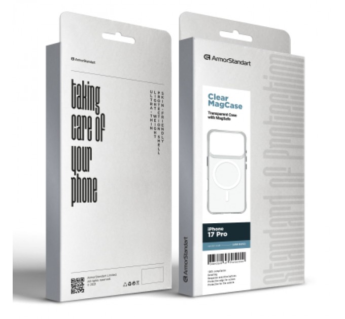 Armorstandart Чохол до мобільного телефона Armorstandart Clear MagCase Apple iPhone 17 Pro Transparent (ARM86252)