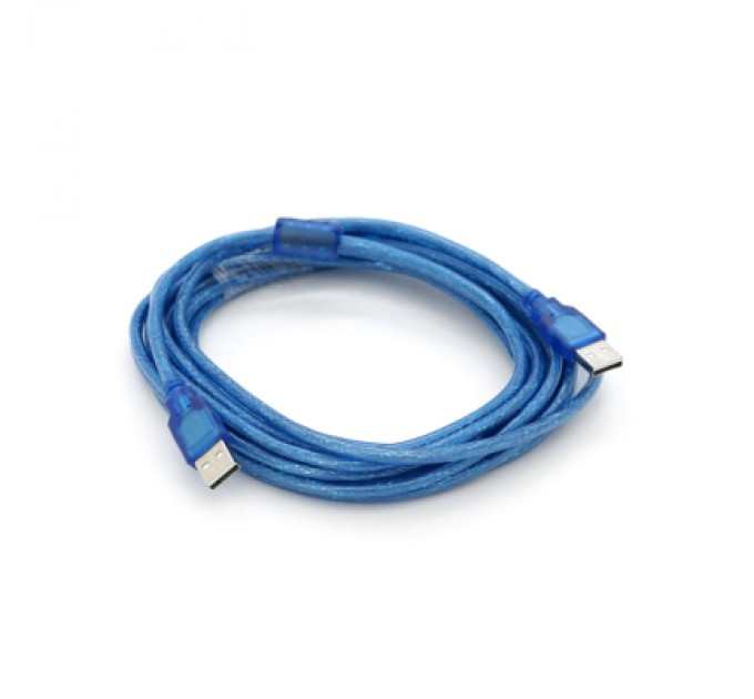 Ritar Дата кабель USB 2.0 AM/AM 5.0m blue Ritar (YT-AM/AM-5.0TBL)