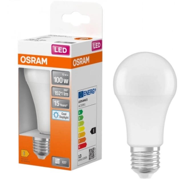 Osram Лампочка Osram CL A100 13W/865 230V FR E27 (4058075304277)