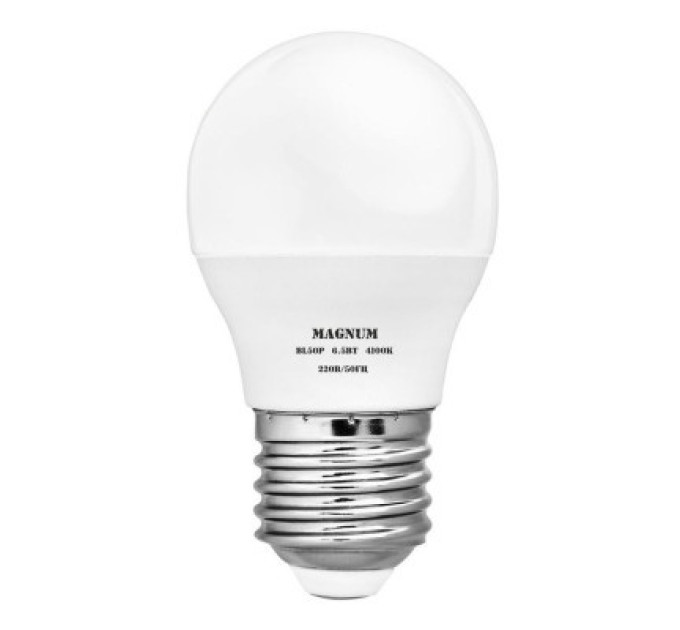 MAGNUM Лампочка MAGNUM BL50P 6,5Вт 4100K 220В E27 (90020572)