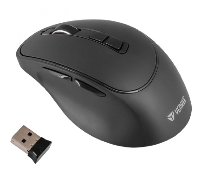 YENKEE Мишка YENKEE YMS 2080GY Slider Wireless Black (45019322)