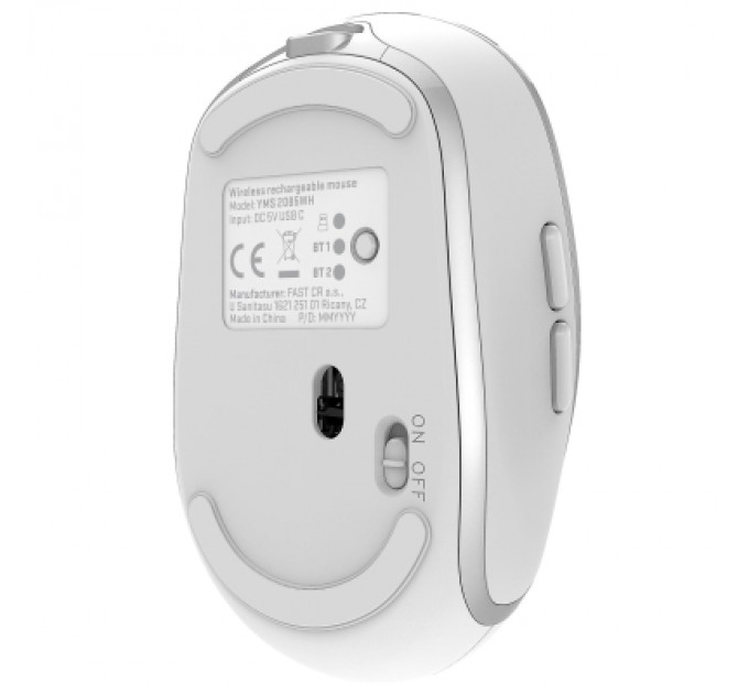 YENKEE Мишка YENKEE YMS 2085WE Noble Wireless/Bluetooth White (45019715)