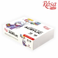 Акрилові фарби Rosa START Space Unicorn 12 x10 мл (4823098531067)
