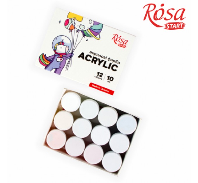Rosa Акрилові фарби Rosa START Space Unicorn 12 x10 мл (4823098531067)