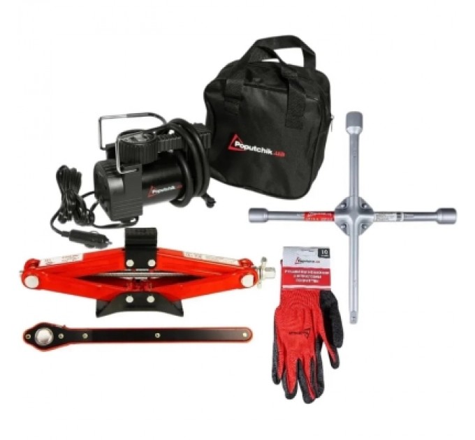 Poputchik Набір техдопомоги Poputchik АвтоПоміч 4 в 1 (33-039-IS)