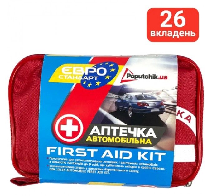 Poputchik Набір техдопомоги Poputchik Євростандарт з ВВПА чорний (01-225-IS)