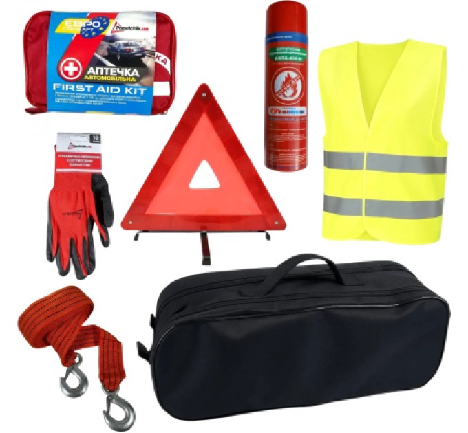 Poputchik Набір техдопомоги Poputchik Євростандарт з ВВПА чорний (01-225-IS)