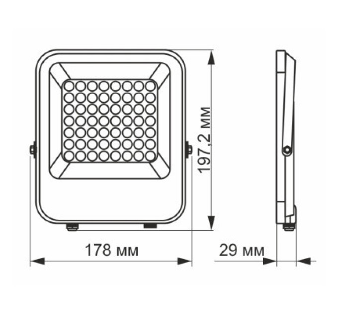 Videx Прожектор Videx VL-F2-305G-12V