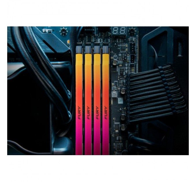 Kingston Fury (ex.HyperX) Модуль пам'яті для комп'ютера DDR5 48GB 6000 MHz Renegade RGB XMP Kingston Fury (ex.HyperX) (KF560C32RSA-48)