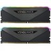 Corsair Модуль пам'яті для комп'ютера DDR4 32GB (2x16GB) 3600 MHz Vengeance RGB RT Black Corsair (CMN32GX4M2Z3600C18)