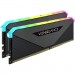 Corsair Модуль пам'яті для комп'ютера DDR4 32GB (2x16GB) 3600 MHz Vengeance RGB RT Black Corsair (CMN32GX4M2Z3600C18)
