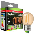 Eurolamp Лампочка Eurolamp LED G45 5W 530 Lm E27 4000K deco 2шт (MLP-LED-G45-05274(Amber))
