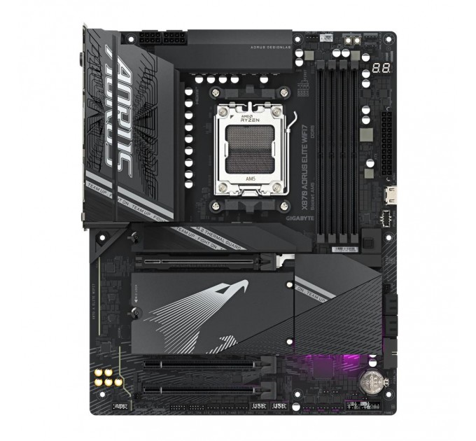 GIGABYTE Материнська плата AMD X870 SAM5 ATX X870 A ELITE WIFI7 GIGABYTE
