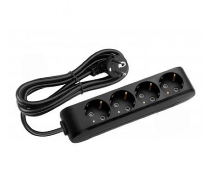 Panasonic Мережевий подовжувач Panasonic X-tendia із заземленням 4 розетки, 3м (WLTB04432BL-UA)