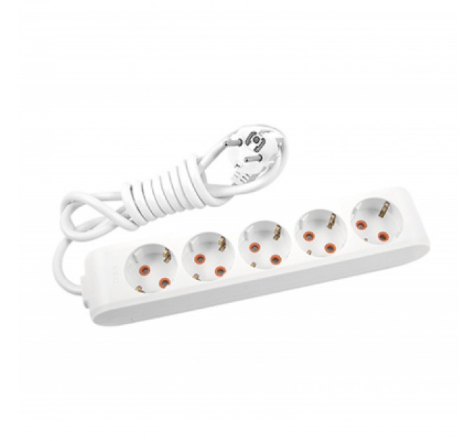 Panasonic Мережевий подовжувач Panasonic X-tendia із заземленням 5 розеток, 5м (WLTB04552GR-UA)