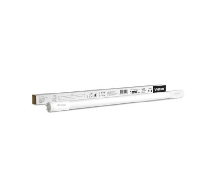 Vestum Лампочка Vestum T8 600мм 10W 850Лм 6500K 175-250V G13 (1-VS-4001)