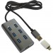 Maiwo Концентратор Maiwo USB 3.0 Type-A / Type-C to 7х USB3.0 (KH700)