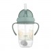 Canpol babies Поїльник-непроливайка Canpol babies MOUNTAINS з трубочкою і обтяжувачем, 270 мл, зелена (56/620_gre)