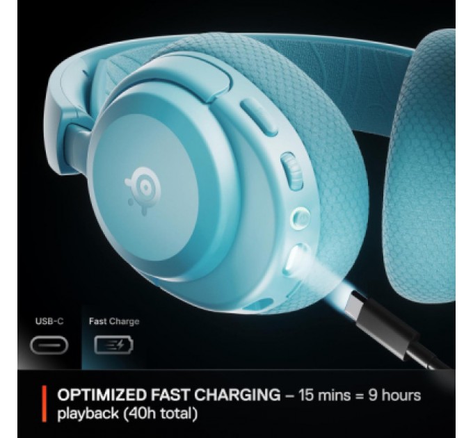 SteelSeries Навушники SteelSeries Arctis Nova 3P Wireless MultiPlatform Aqua (61688)