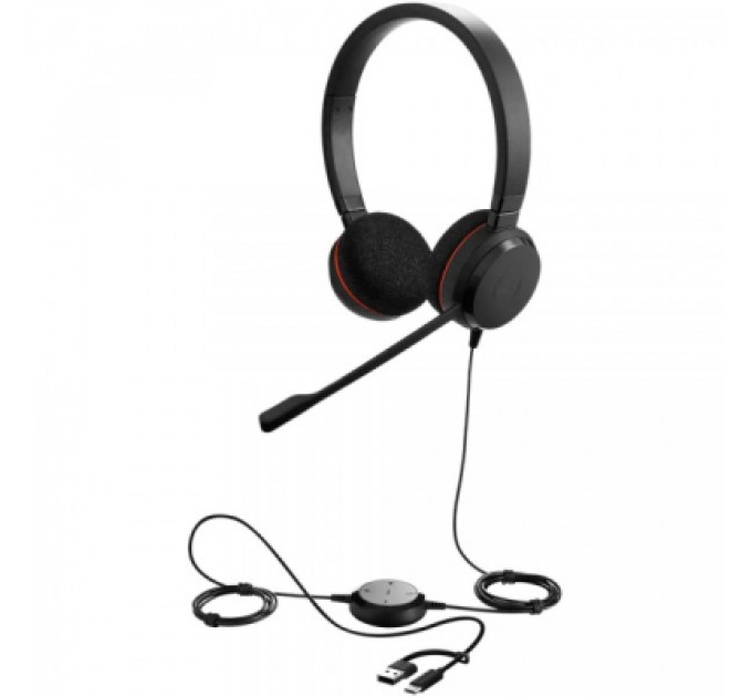 Jabra Навушники Jabra Evolve 20 Stereo USB C/A MS (4999-823-169)