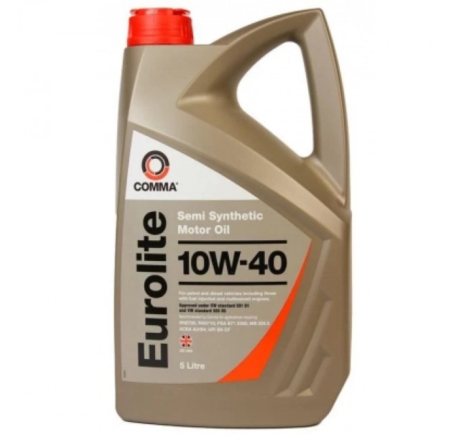 Comma Моторна олива Comma EUROLITE 10W40 5л (EUROLITE 10W40 5L)