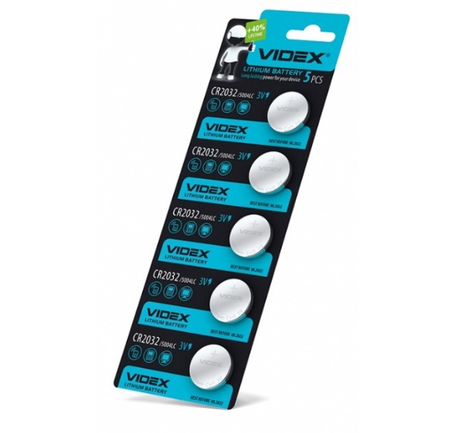 Videx Батарейка Videx CR2032 BL 5шт