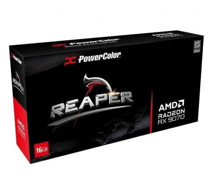PowerColor Відеокарта AMD Radeon RX 9070 XT 16GB GDDR6 Reaper PowerColor (RX 9070 XT 16G-A)