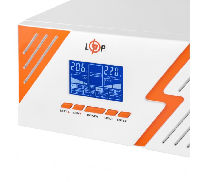 LogicPower Джерело безперебійного живлення LogicPower LPM-PSW-1500VA (1050 Вт) White