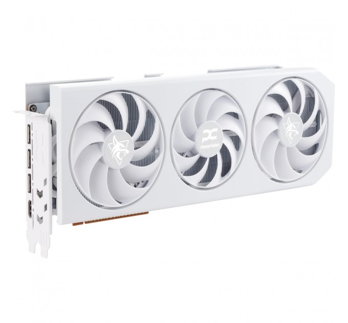 PowerColor Відеокарта AMD Radeon RX 9070 XT 16GB GDDR6 Hellhound Spectral White PowerColor (RX9070XT 16G-L/OC/WHITE)