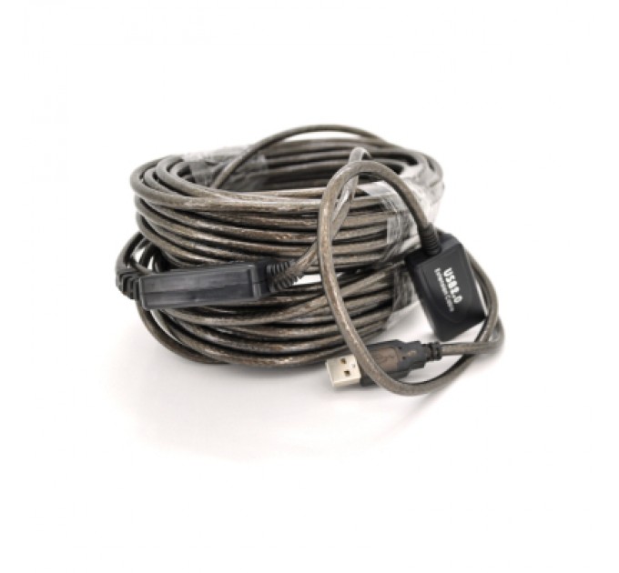 Voltronic Дата кабель USB 2.0 AM/AF 20.0m active transparent Voltronic (YT-AECWC AM/AF-20.0m)