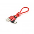 VEGGIEG Дата кабель USB 2.0 AM to USB-C 0.2m 2.4A red VEGGIEG (YT-UT-20R)