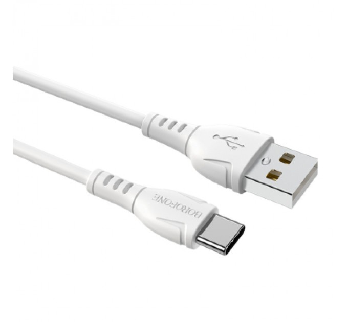 BOROFONE Дата кабель USB 2.0 AM to Micro 5P 1.0m 2.4A black BOROFONE (6931474743916)