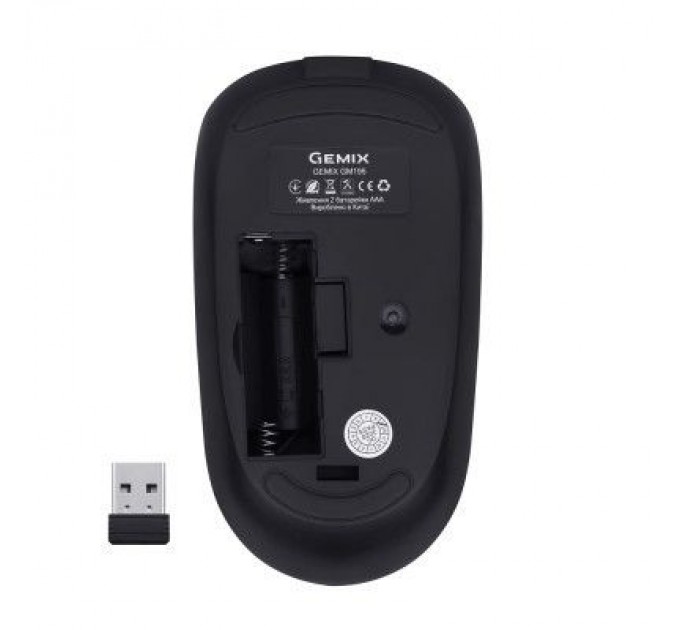 Gemix Мишка Gemix GM195 Wireless Black (GM195Bk)