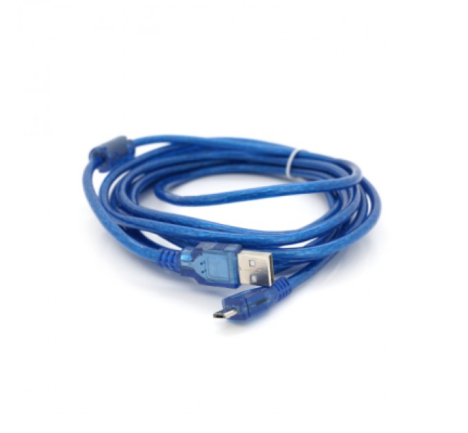 Voltronic Дата кабель USB 2.0 AM to Micro 5P 3.0m blue Voltronic (YT-AM/Mc-3B/02140)